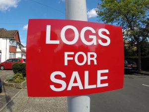 LOGS FOR SALE, Sign